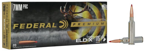 FED PREMIUM ELD-X 7MM PRC 175GR 20/10 - Ammunition